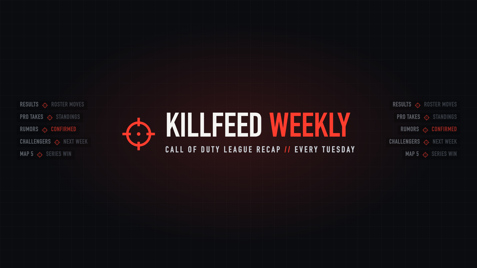 Killfeed Weekly channel banner